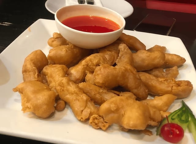 Sweet & Sour Chicken.