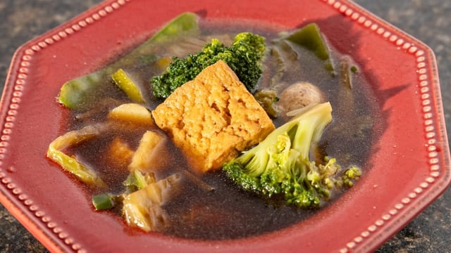 Mixed Vegetables & Pork Soup.