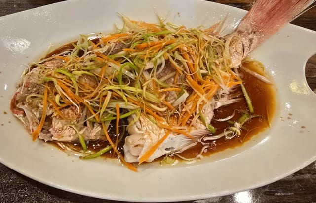 Steam Snapper (Whole Fish).