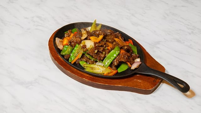 Black Pepper Lamb.