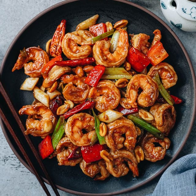 Kung Pao Shrimp.